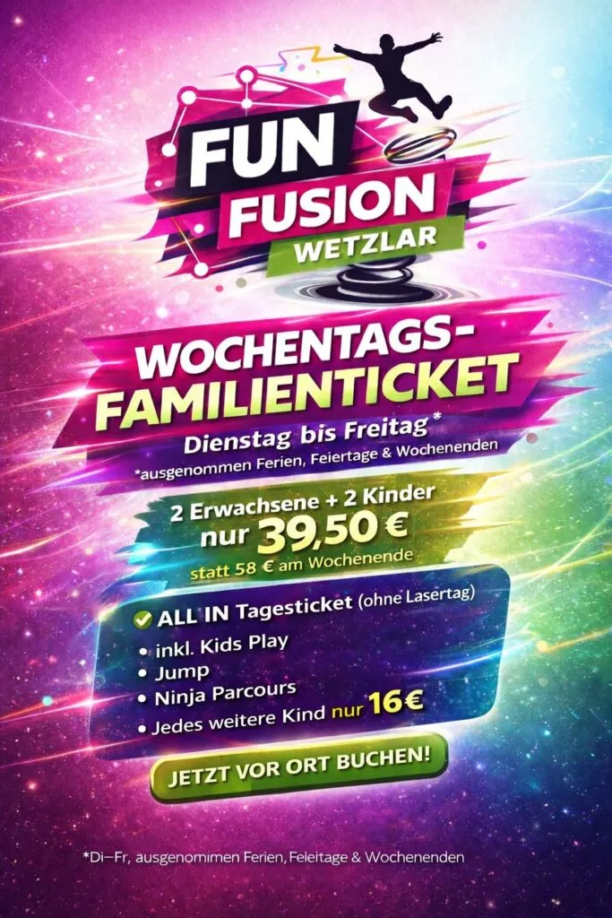 Familienticket unter der Woche