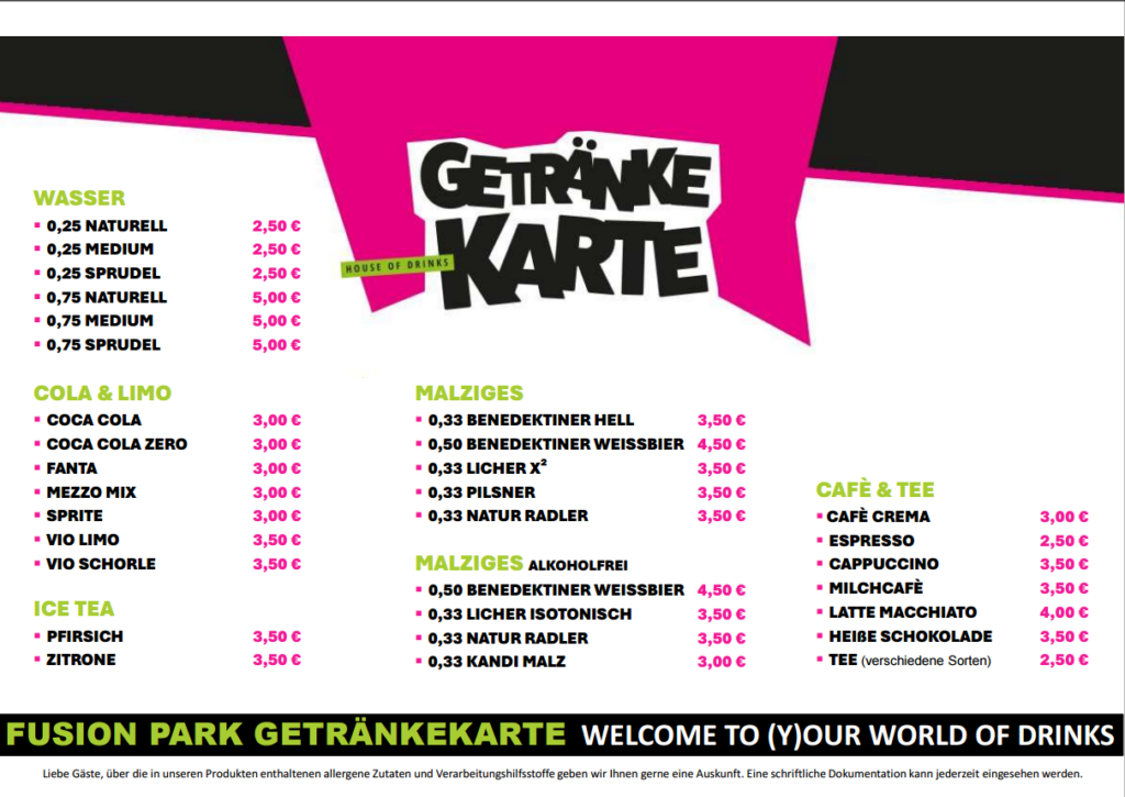 speisen getränke neu